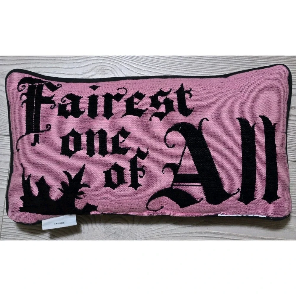 Disney Parks Snow White The Fairest Of Them All Rectangle Pillow 16x8
